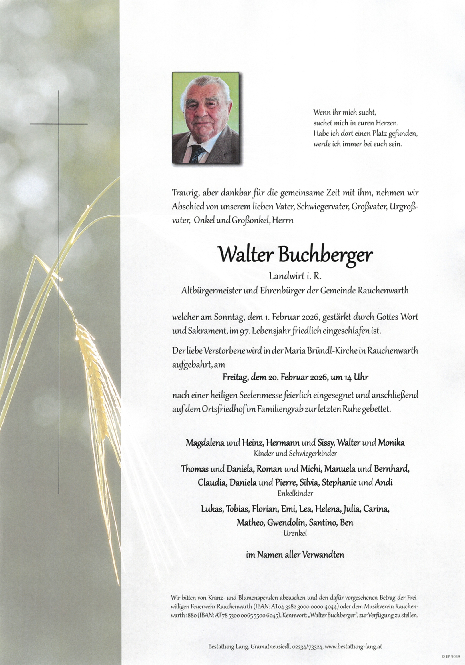 Walter Buchberger